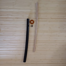 Kép betöltése a galériamegjelenítőbe: 忍者刀 - Ninjatō, 鞘 - Saya, 鍔 - Tsuba